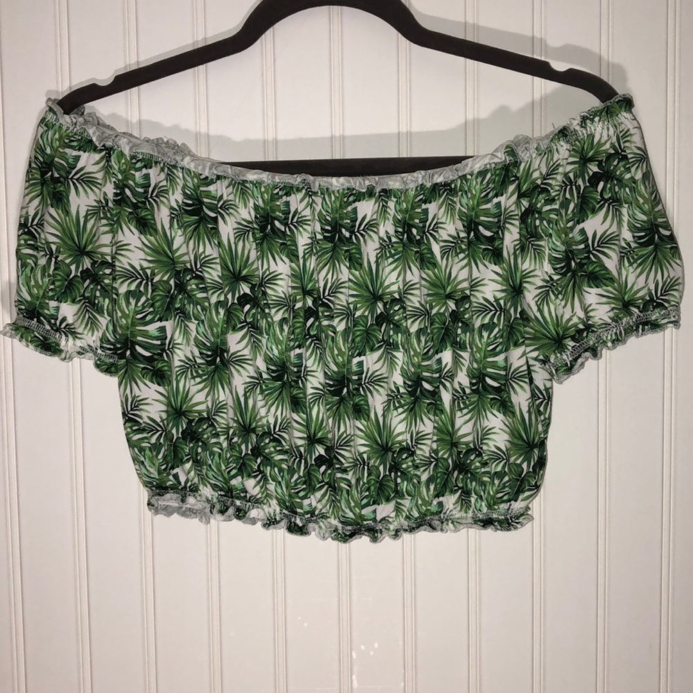 Tropical Cotton Crop Top